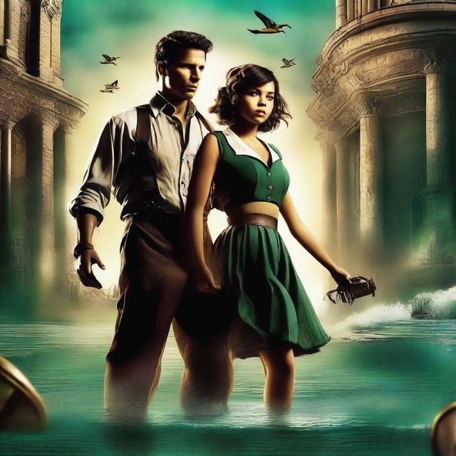 A musical style movie poster for the Bioshock game starring Zendaya and actor Tom Cruise