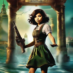 A musical style movie poster for the Bioshock game starring Zendaya