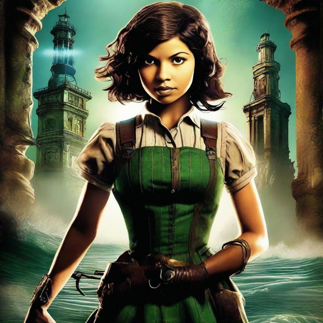 A musical style movie poster for the Bioshock game starring Zendaya