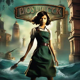 A musical style movie poster for the Bioshock game starring Zendaya