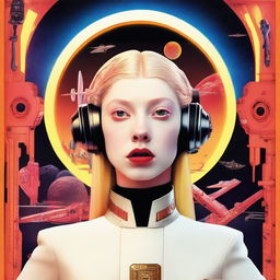 A musical style movie poster for the Star Wars franchise starring actress Hunter Schafer