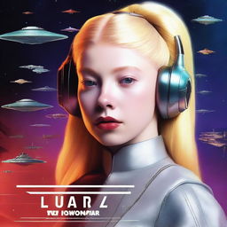 A musical style movie poster for the Star Wars franchise starring actress Hunter Schafer