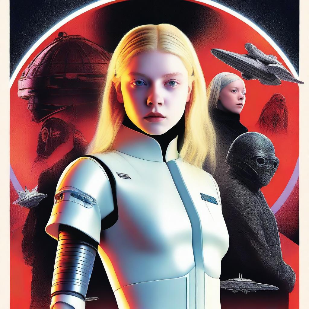 A movie poster for the Star Wars franchise starring actress Hunter Schafer