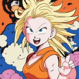 A movie poster for Dragon Ball starring actress Hunter Schafer