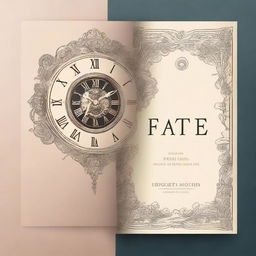 Create a book cover with the title 'Fate's Design'