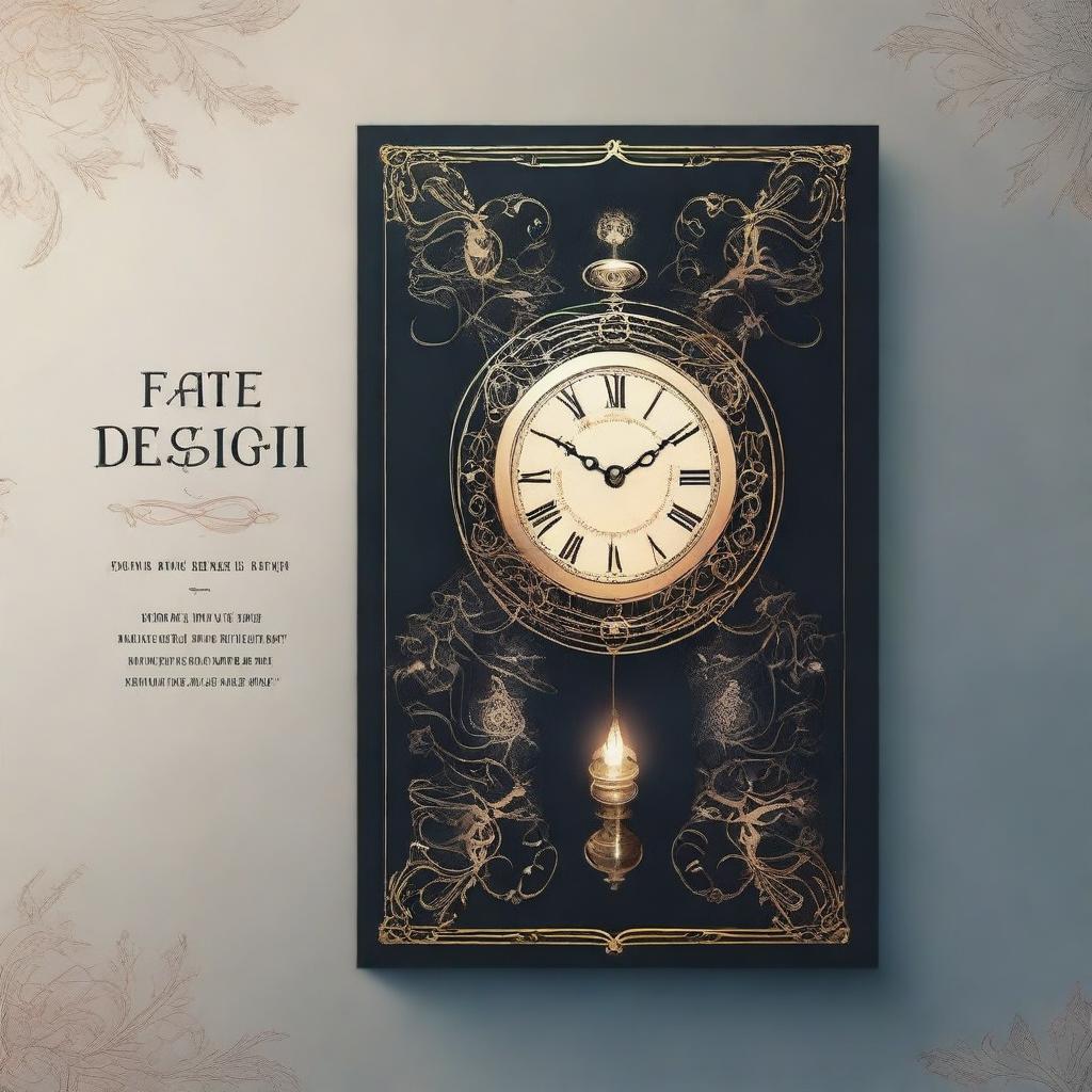 Create a book cover with the title 'Fate's Design'