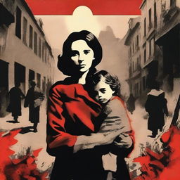 Create a book cover for a novel about the Spanish Civil War