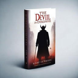 Create a captivating book cover for a novel titled 'The Devil in Disguise'