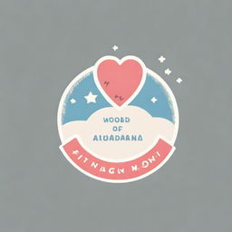 Create a cute logo that contains the words 'World of Audamonia'