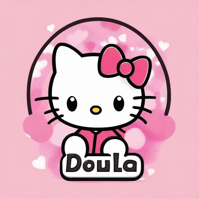 A cute image of Hello Kitty with the name 'Paola' incorporated into the design