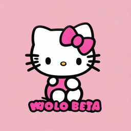 Create cute images of Hello Kitty with the name 'Paola' included