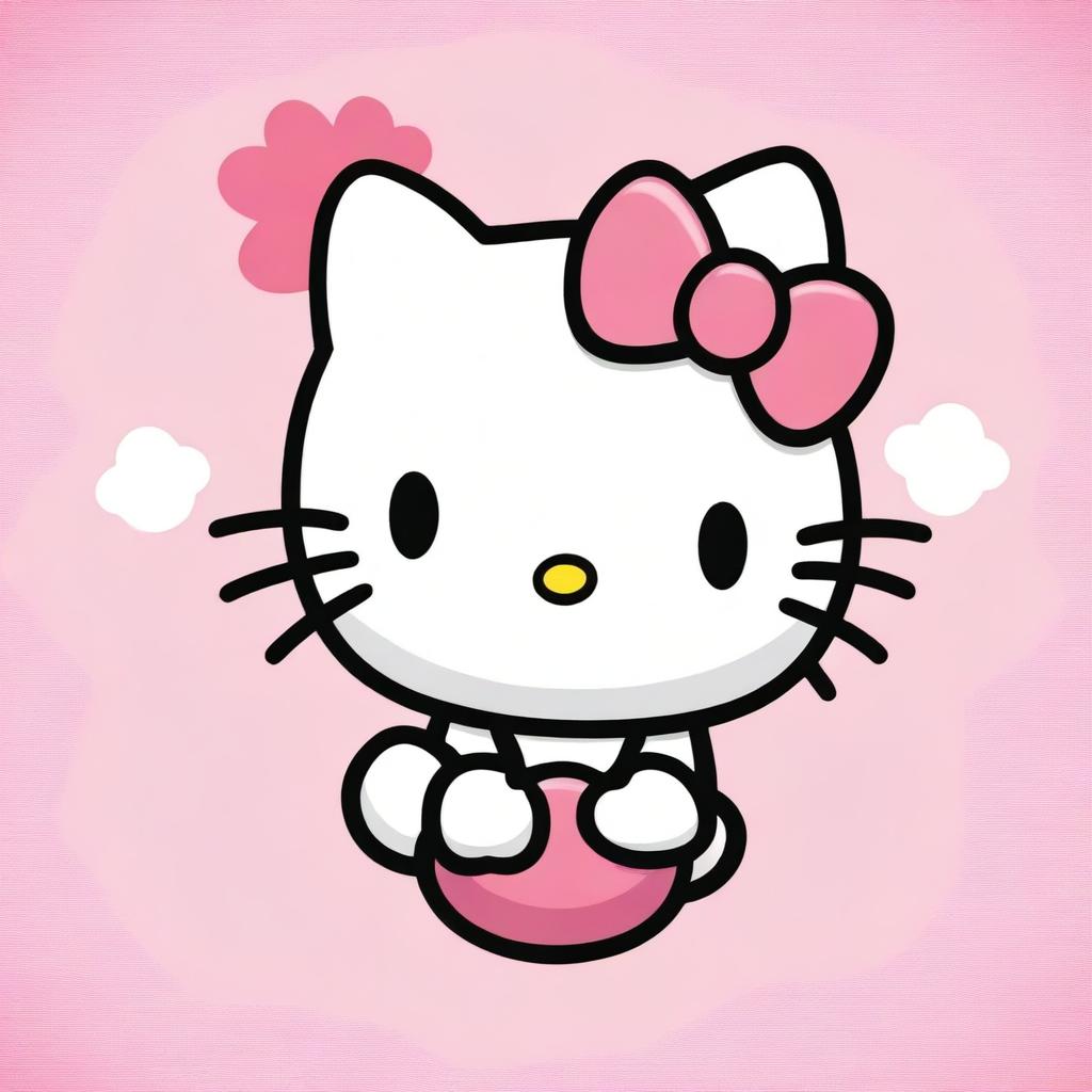 Create cute images of Hello Kitty in various adorable poses and settings