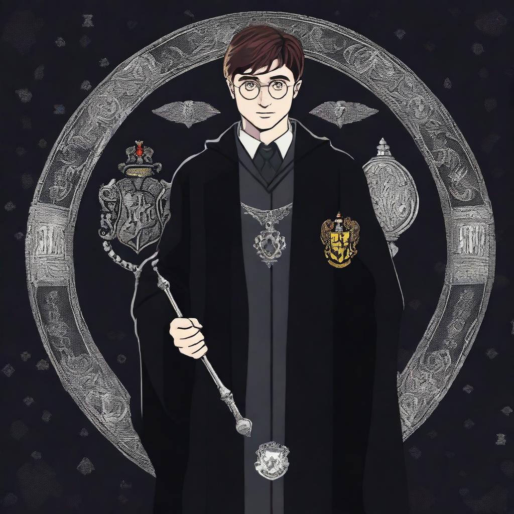 Harry Potter as a powerful wizard from the Black family