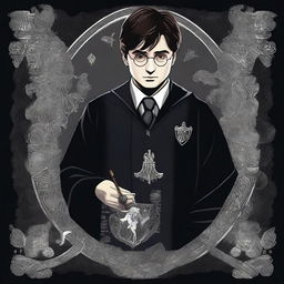 Harry Potter as a powerful wizard from the Black family