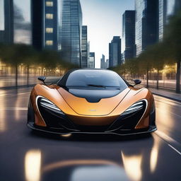 A high-resolution image of the McLaren X1 hypercar from the front view