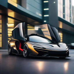 A high-resolution image of the McLaren X1 hypercar from the front view