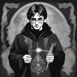 Harry Potter as a powerful wizard from the Black family