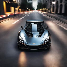 A high-resolution image of the McLaren X1 hypercar from the top view