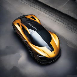 A high-resolution image of the McLaren X1 hypercar from the top view