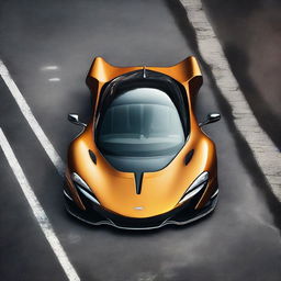 A high-resolution image of the McLaren X1 hypercar from the top view