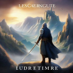 Create a fantasy book cover titled 'Les Chroniques de Loria: La Quête de l'Épée Éternelle'