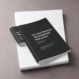 A detailed and professional book cover for a guide on Memory Management in C++