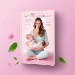 An ultra HD book cover for a book titled: 'Healthy Motherhood: Natural Ways to Reclaim Your Body and Wellness After Pregnancy'