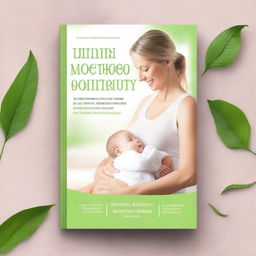 Create an ultra HD book cover for a book titled: 'Healthy Motherhood: Natural Ways to Reclaim Your Body and Wellness After Pregnancy'