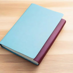 Create an image of a notebook with a spiral binding