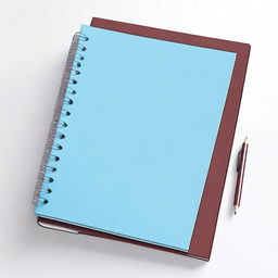 Create an image of a report with a spiral binding