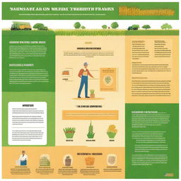 Create an informative image that explains the concept of Minimum Support Price (MSP) in agriculture