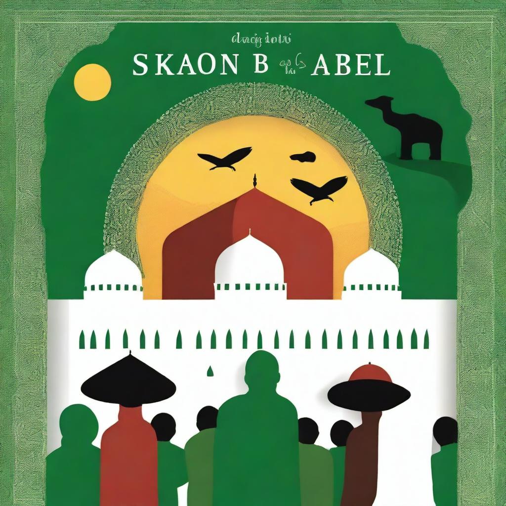 Create a playful and charming book cover inspired by 'The Shadow of the Sun' by Kapuscinski