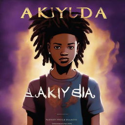 A dark fantasy book cover titled 'AKUDAYA