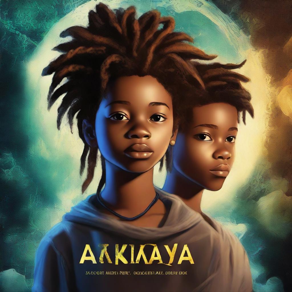 A dark fantasy book cover titled 'AKUDAYA