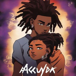 A dark fantasy book cover titled 'AKUDAYA'