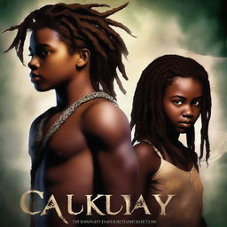 Create a dark fantasy book cover titled 'AKUDAYA'