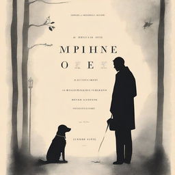 A stunningly sad book cover featuring a man and his loyal dog