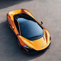 Create an image of an exotic car that resembles a McLaren but is branded as Khanjali