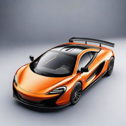 Create an exotic car branded as Khanjali, inspired by the McLaren but with unique and creative design elements