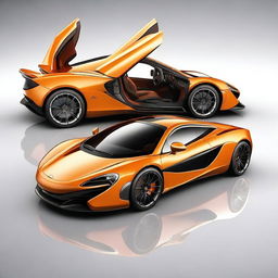 Create an exotic car branded as Khanjali, inspired by the McLaren but with unique and creative design elements