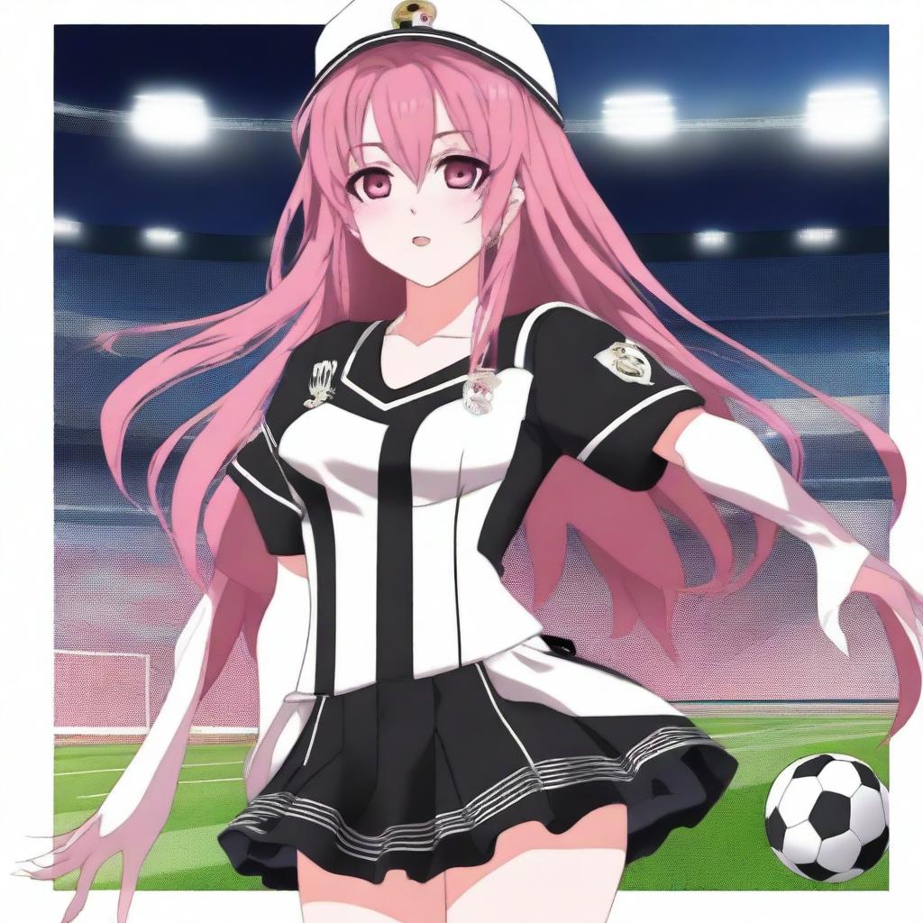 Character Krul Tepes wearing a Real Madrid football uniform