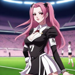 Character Krul Tepes wearing a Real Madrid football uniform