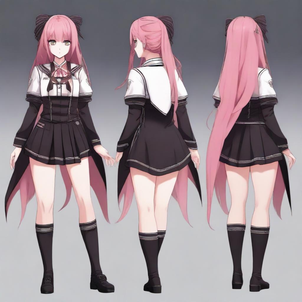 Create an anime-realism style image of Krul Tepes wearing a Real Madrid uniform, including shorts and a jersey