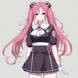 Draw Krul Tepes wearing a Real Madrid uniform, including shorts and a shirt