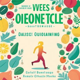 A captivating book cover illustrating a person's journey from a health scare to making positive lifestyle changes
