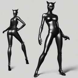 Create an image of a female puma humanoid thief