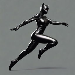 Create an image of a female puma humanoid thief