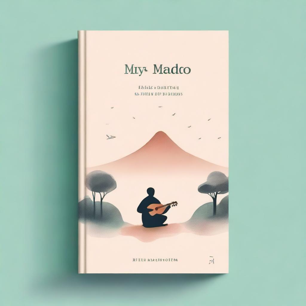 A book cover design with the title 'Melodi Kesunyian'