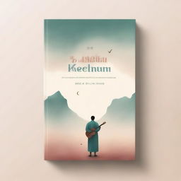 A book cover design with the title 'Melodi Kesunyian'