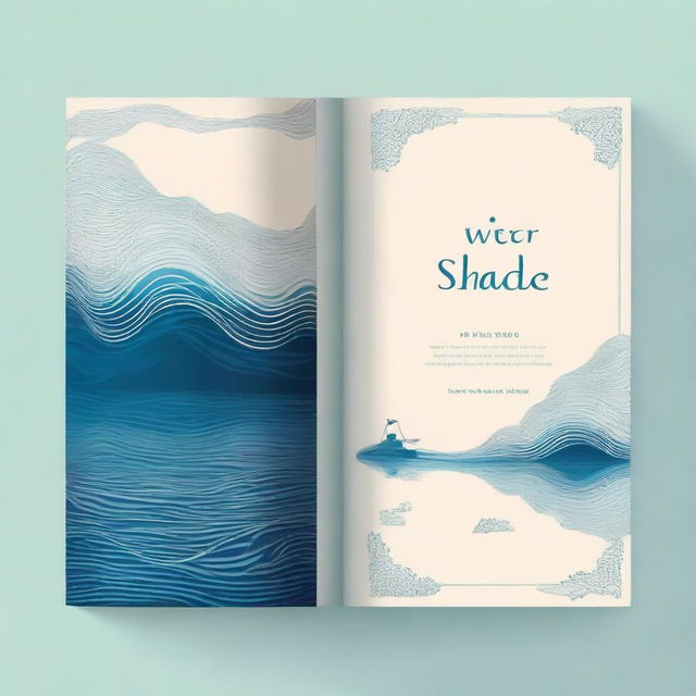 Create a book cover for 'A Water Shade' by Hanadi Aani